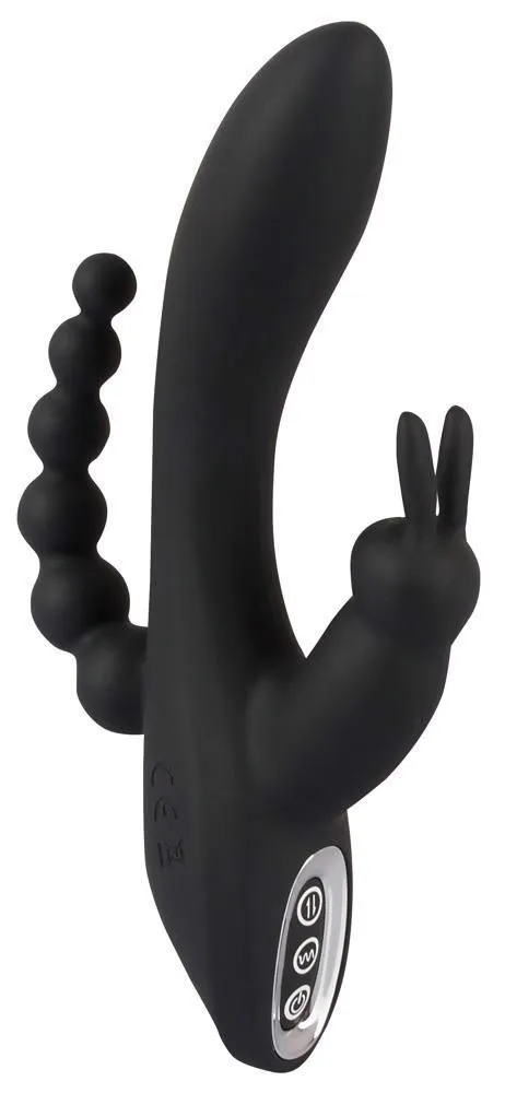 Вібратор Smile Triple G-Spot, 20,8 см (чорний)