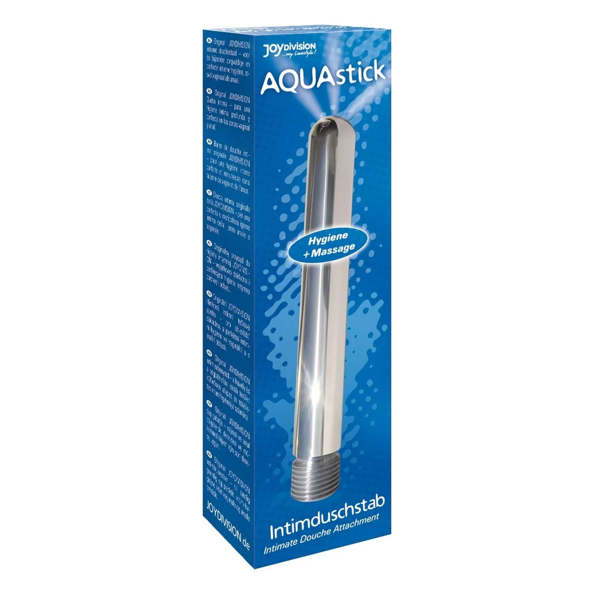 Анальный душ JoyDivision Aqua Stick, 15 см (серебристый)