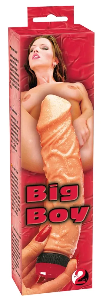 You2Toys Big Boy - Realistyczny wibrator, W kolorze cielistym, 21 cm
