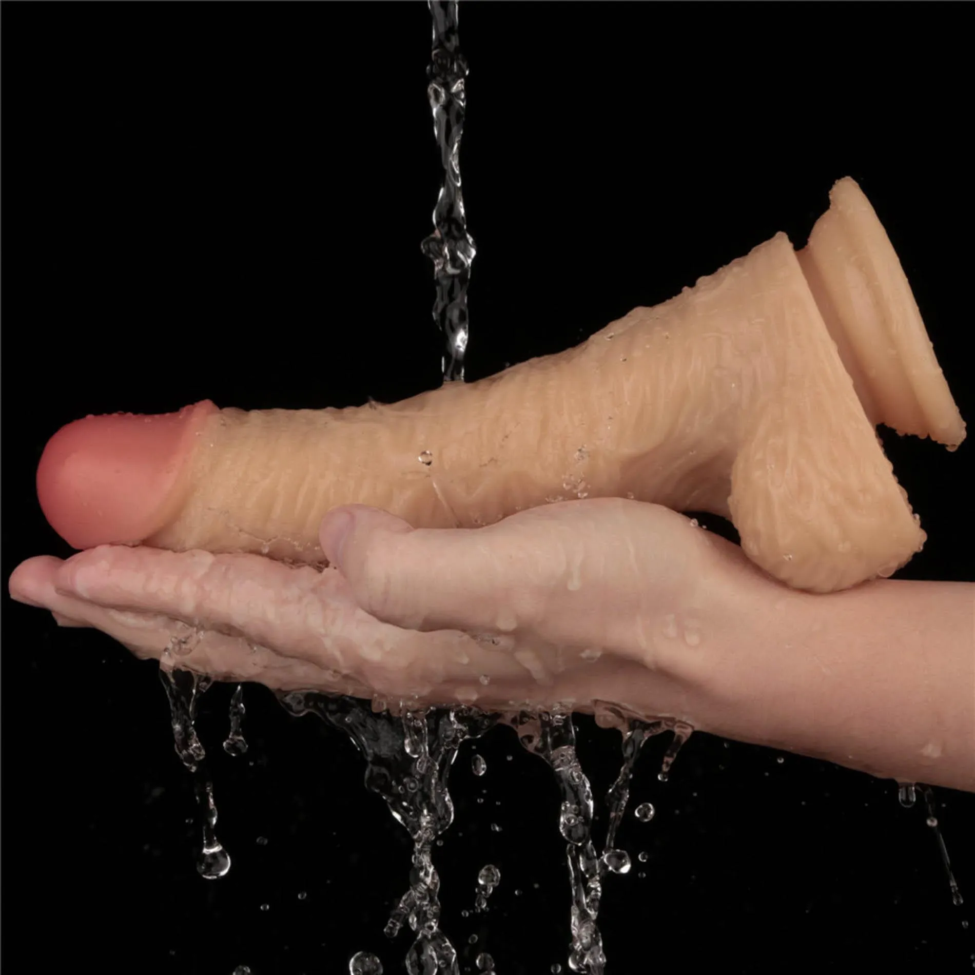 Вібратор Lovetoy Power Basics Cock 8.5'', 21.6 см (тілесний)