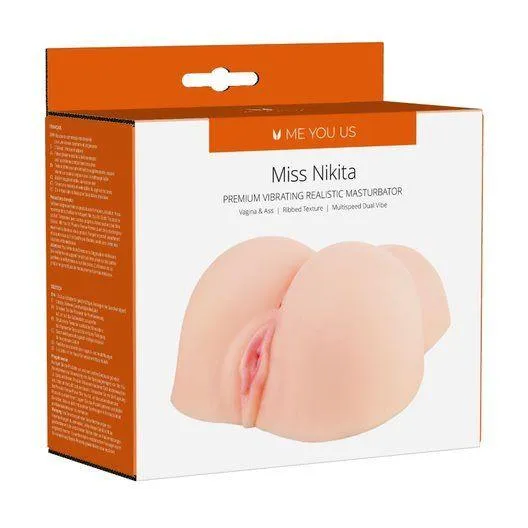Мастурбатор Me You Us Miss Nikita Premium Vibrating Realistic (телесный)