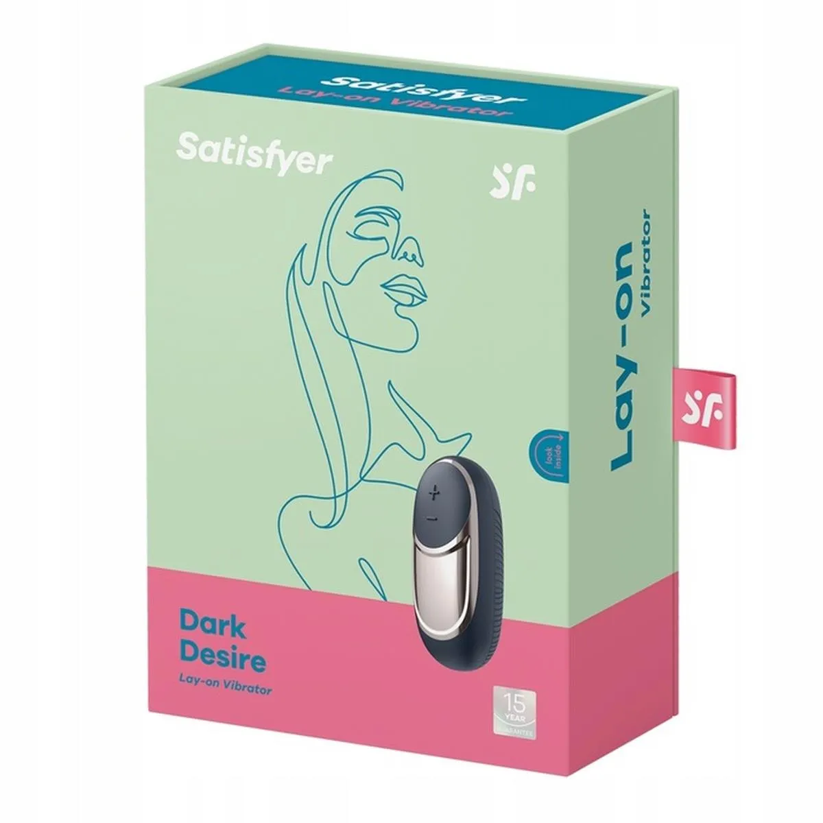 Satisfyer Dark Desire - Wibrator łechtaczkowy, Szary, 9, 4 cm