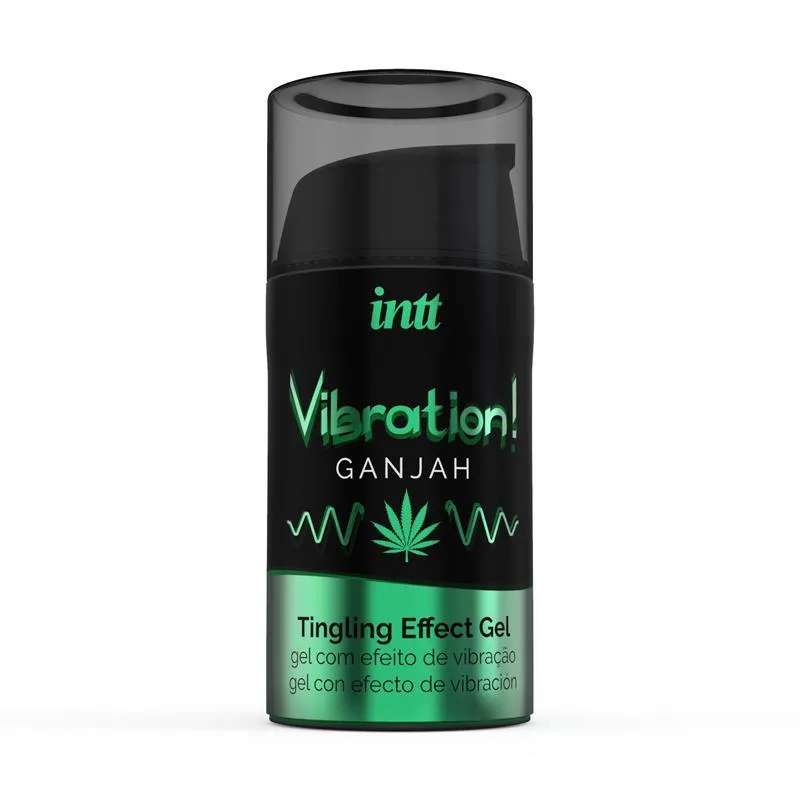 intt Vibration Ganjah - Płynny wibrator, Konopie, 15 ml