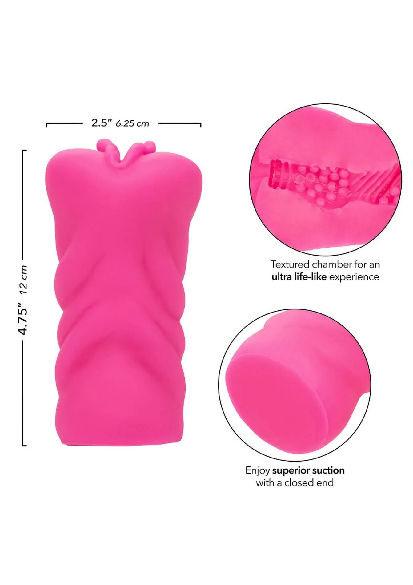 CalExtoics Anime Stroker Kitty - Masturbator, Różowy, 12 cm