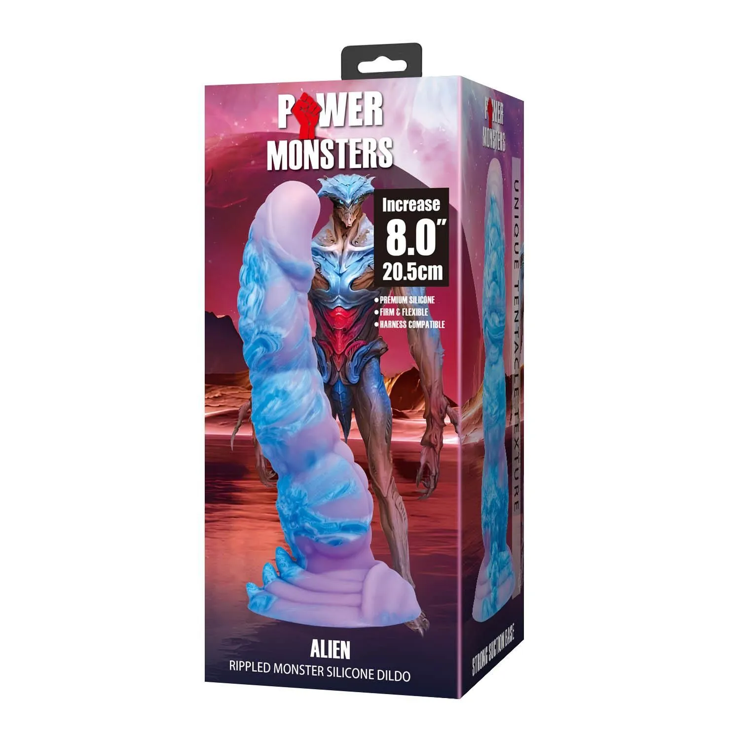 BAILE Monsters Alien - Dildo, Multi, 20.5 cm