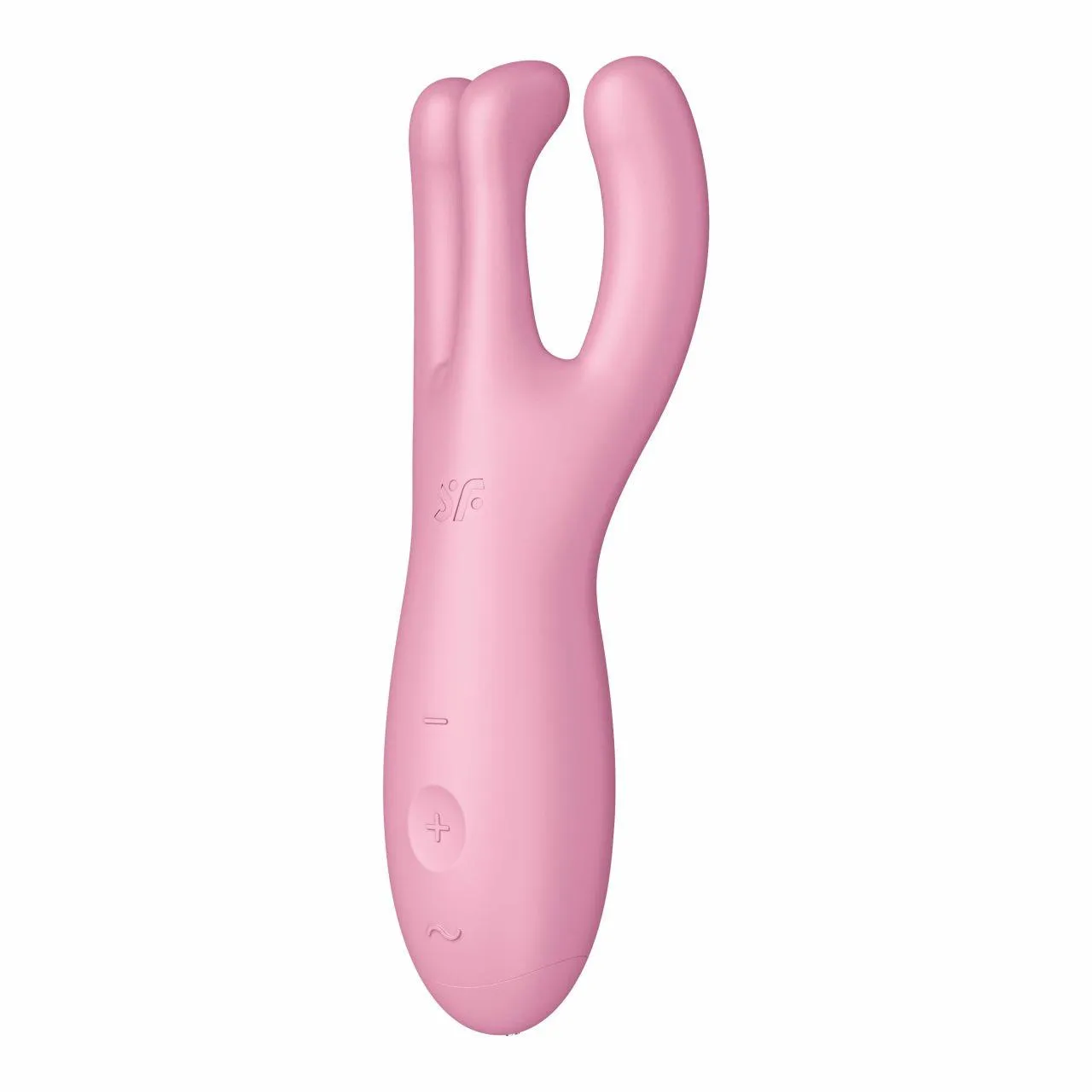 Вибратор для клитора Satisfyer Threesome 4, 14 см (розовый)