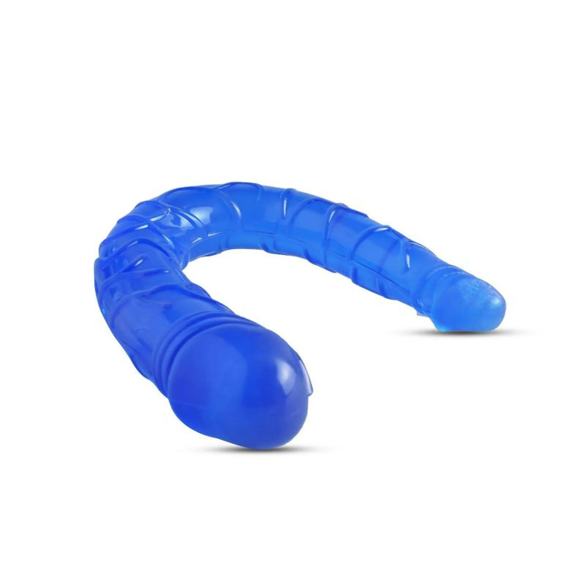 Toyz4lovers Twin Pley - Dwustronny dildo B, Niebieski, 15 cm
