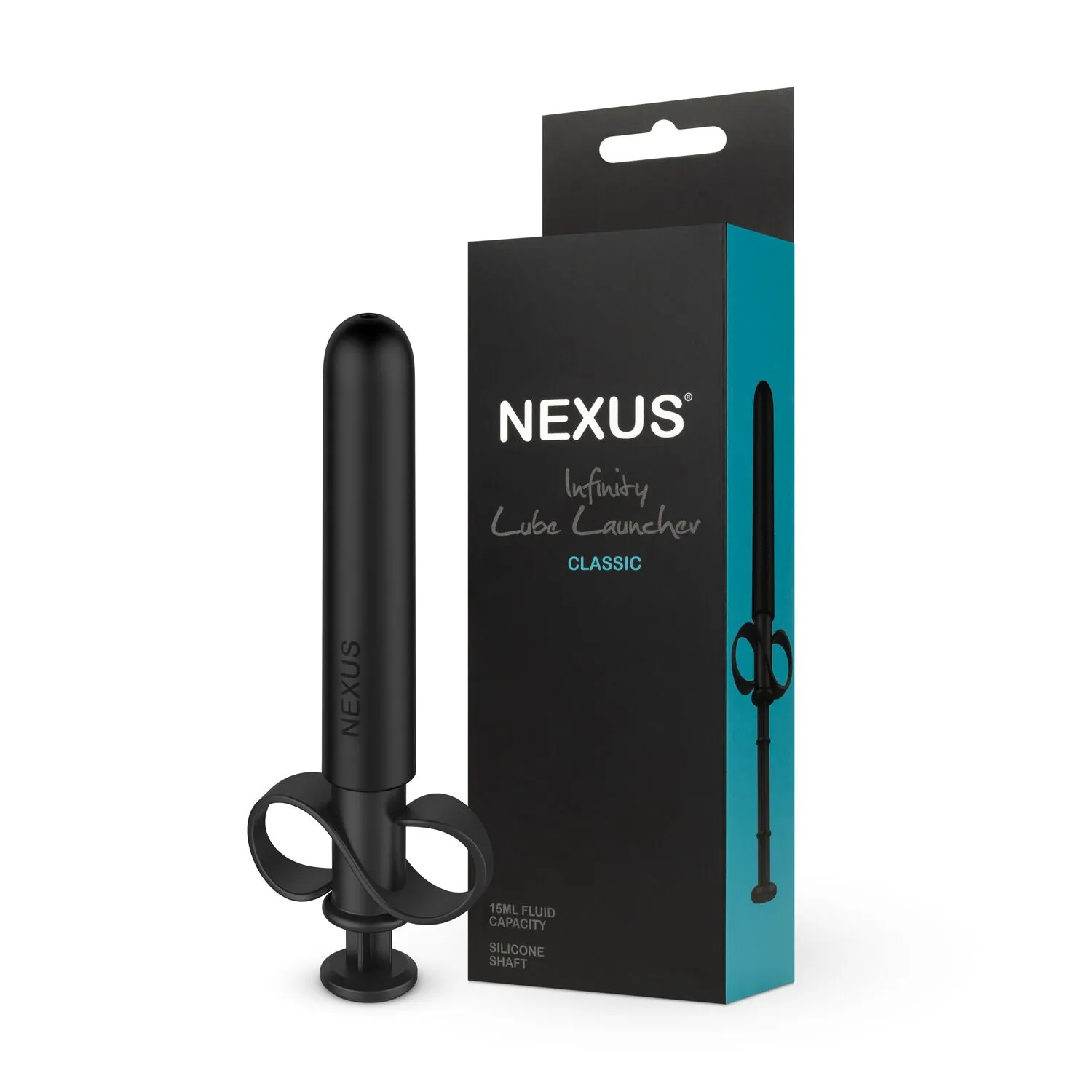 Nexus Infinity Lube Launcher Classic - Strzykawka do lubrykantu, Czarny, 17 cm