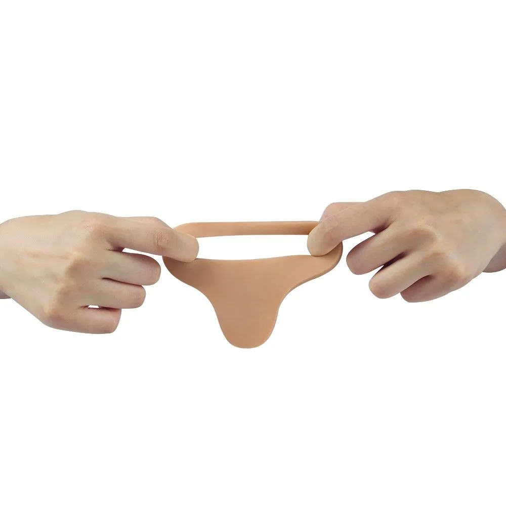 Насадка на пеніс для подвійного проникнення Lovetoy The Ultra Soft, 17 см (тілесний)