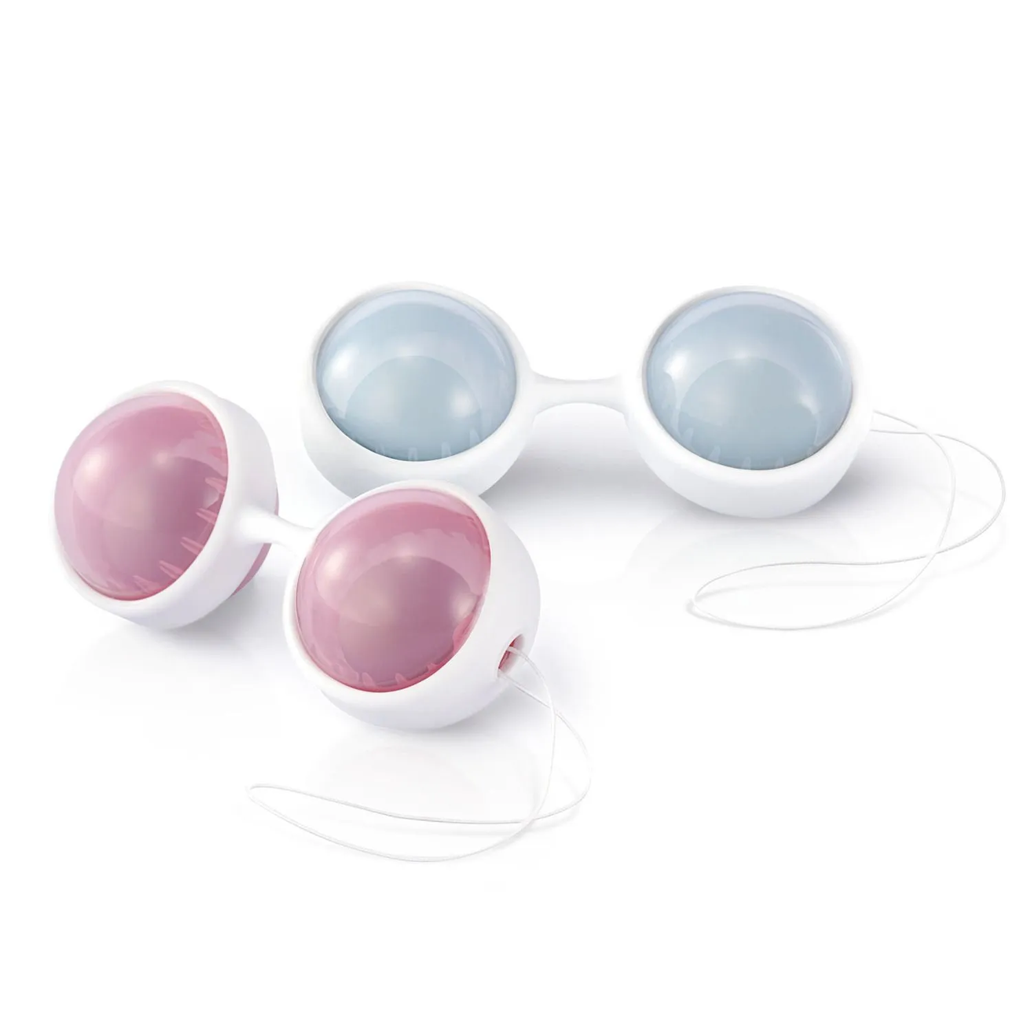 Lelo Luna Beads Mini -, Różowy-Niebieski, 7.5 cm