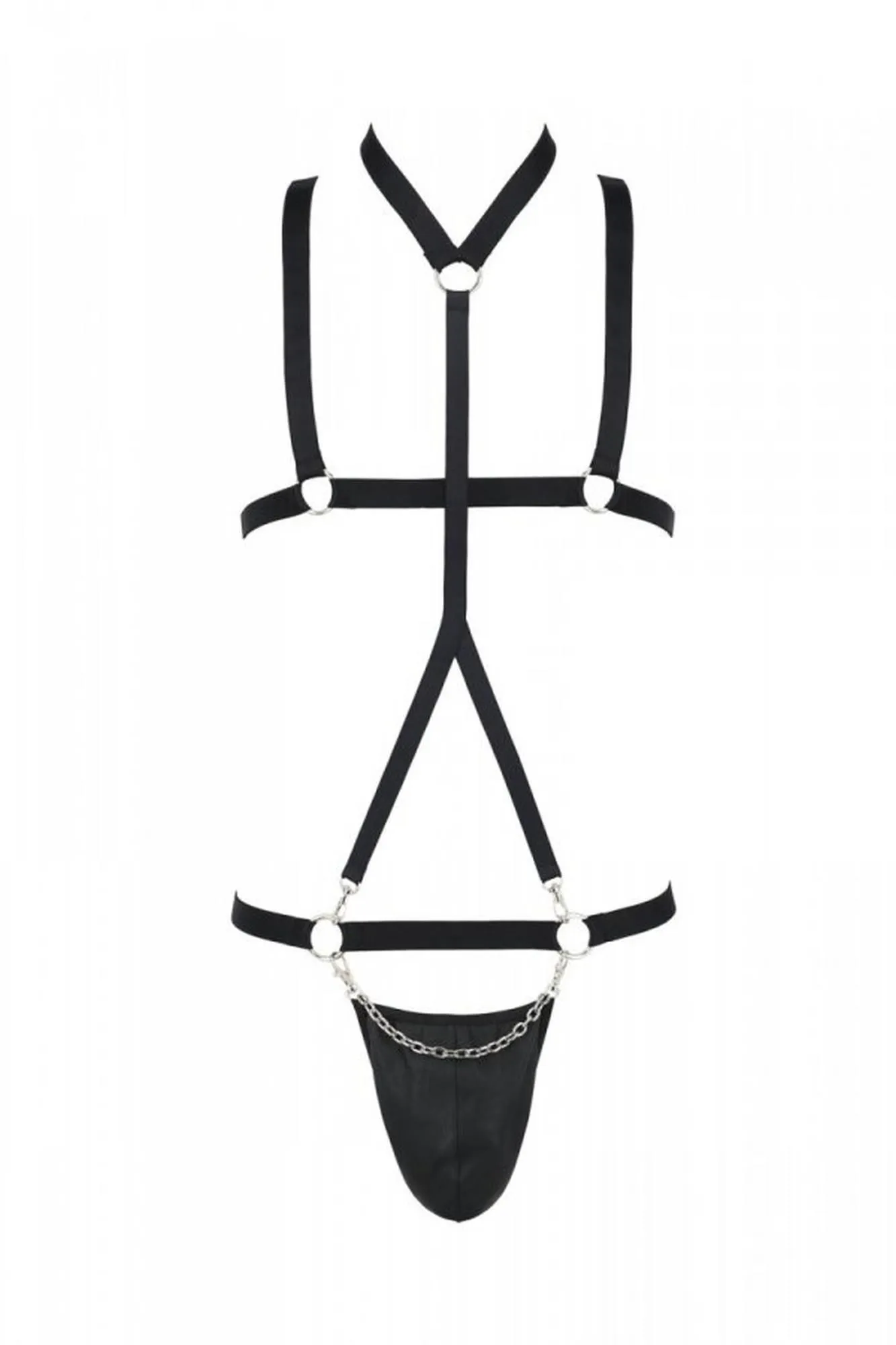 Боди Passion Free Your Senses Andrew 039, XXL/XXXL (черный)