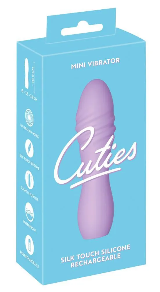 Вибратор Cuties Mini Vibrator, 10,8 см (фиолетовый)