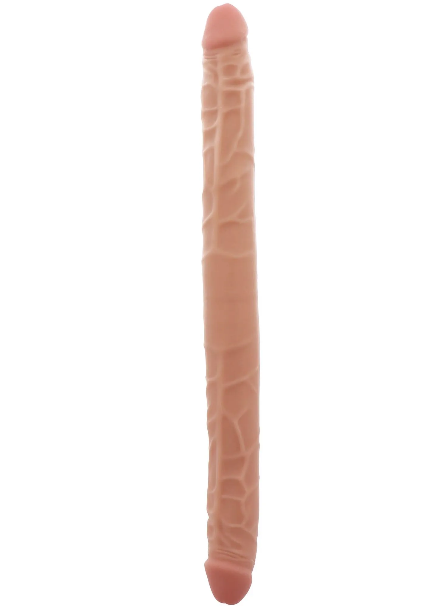 TOYJOY Get Real Double Dong 16 inch - Dwustronny dildo B, W kolorze cielistym, 40 cm