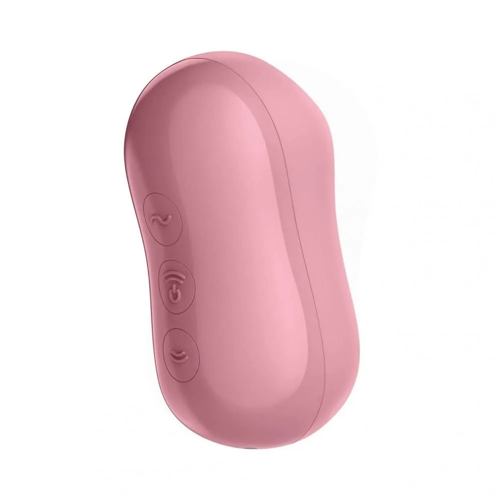 Вакуумний стимулятор клітора з вібрацією Satisfyer Cotton (рожевий)