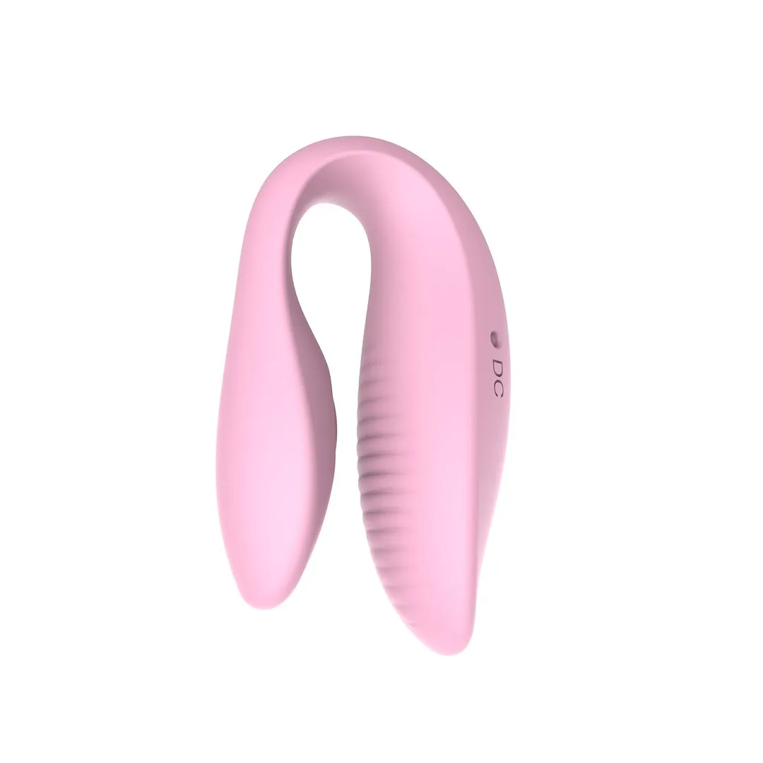 EROSPACE Sweet Play A7 - Wibrator dla par, Różowy, 9, 8 cm