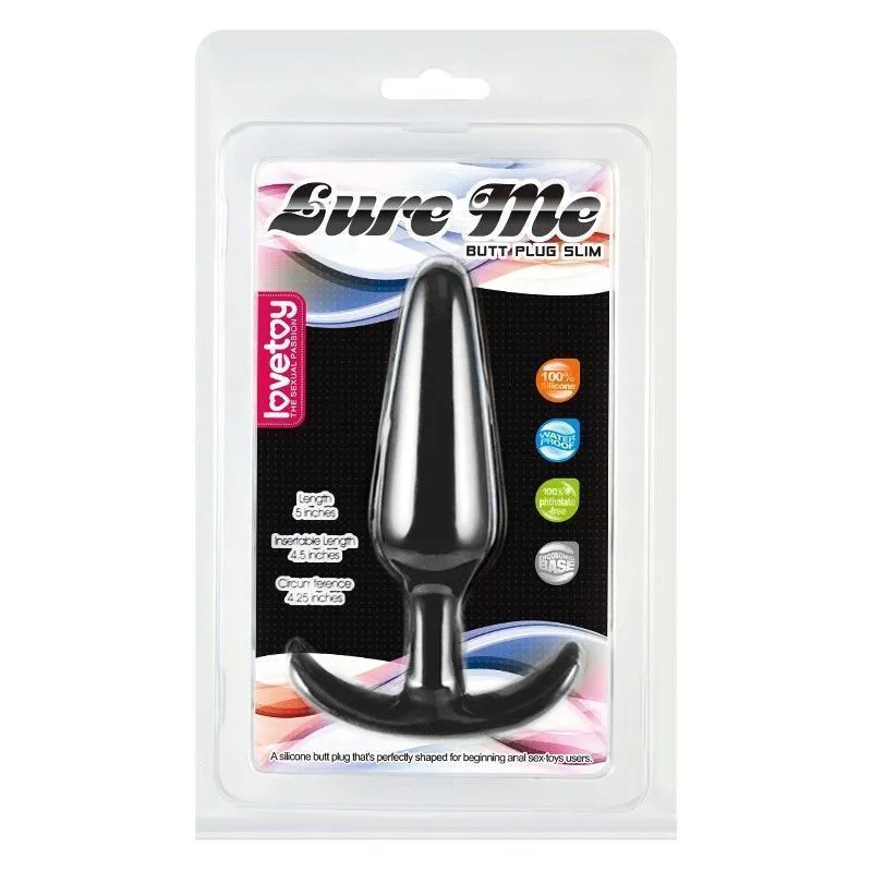 Boys of Toys Lure ME Classic - Korek analny, Czarny, 12.5 cm