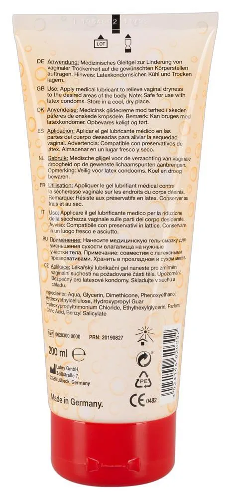 Flutschi Flutschi Das Original - Lubrykant na bazie hybrydowej, Bezzapachowy, 200 ml