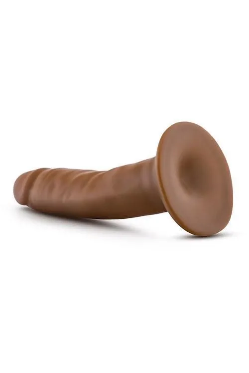 Blush Dr. Skin 5.5 Inch - Dildo, Brązowy, 14 cm