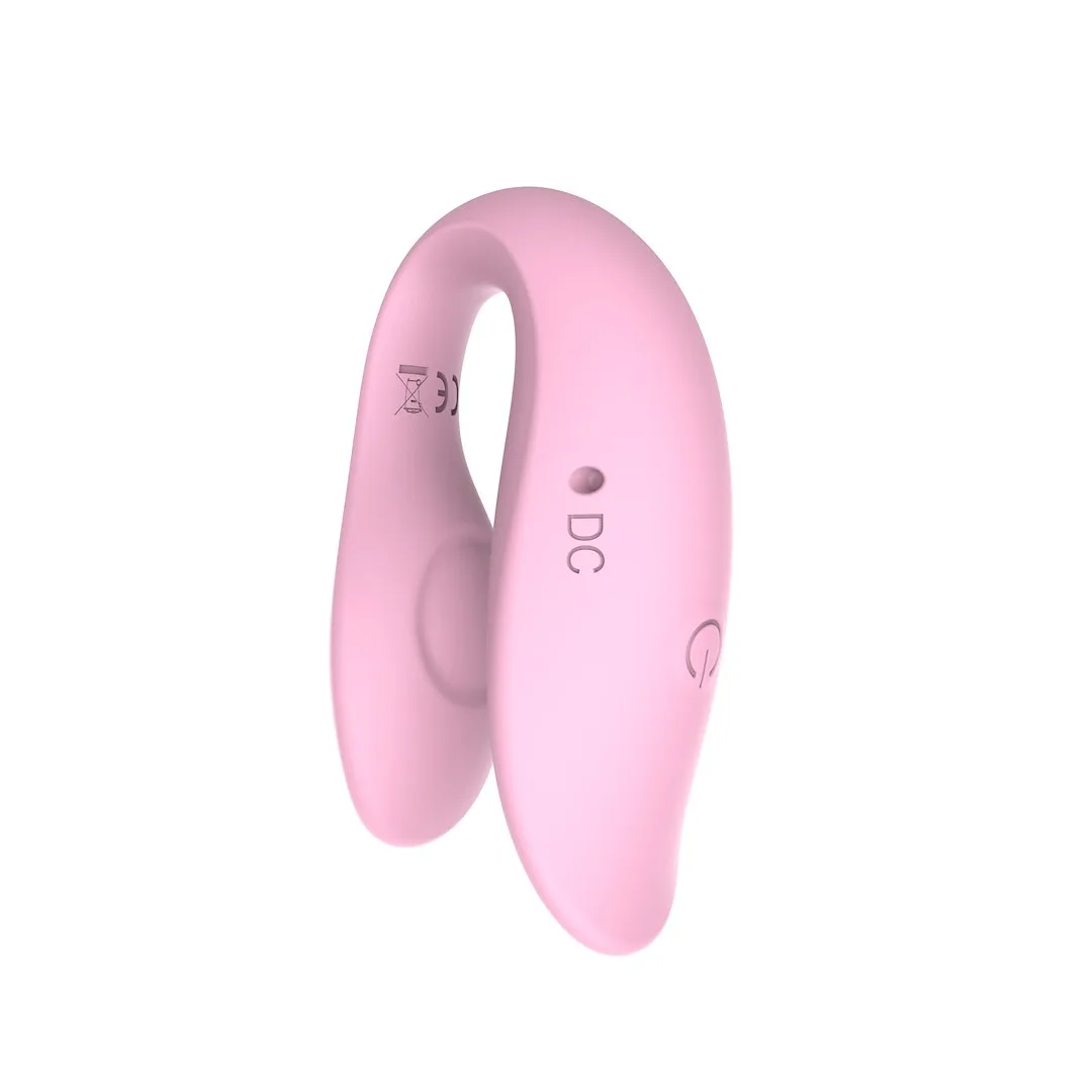 EROSPACE Sweet Play A7 - Wibrator dla par, Różowy, 9, 8 cm