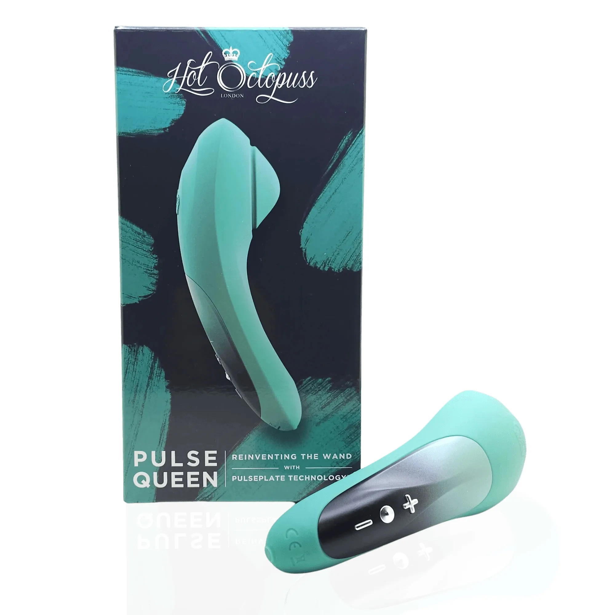 Вібратор Hot Octopuss Pulse Queen, 18 см (зелений)