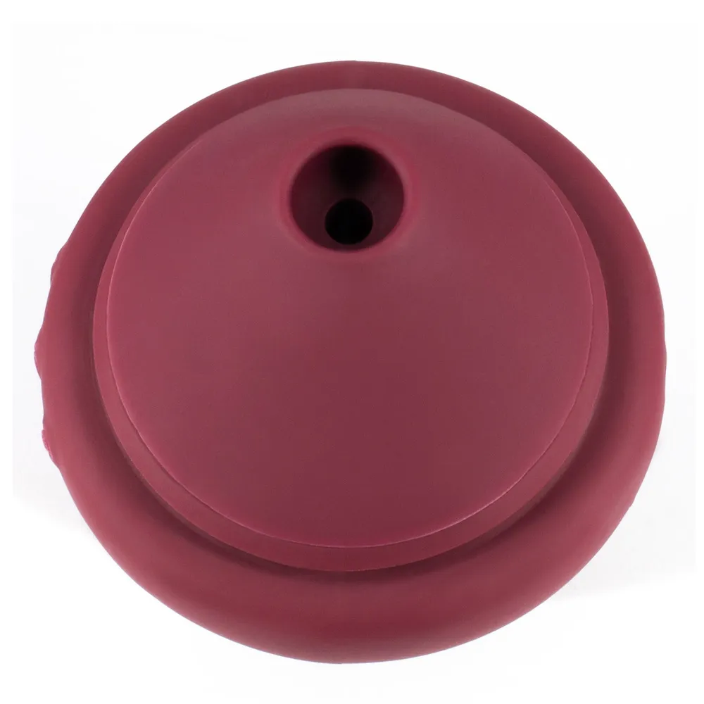 Lola Games Cherry Cupcake - Bezdotykowy stymulator łechtaczki z wibracjami, Bordоwy, 5.6 cm