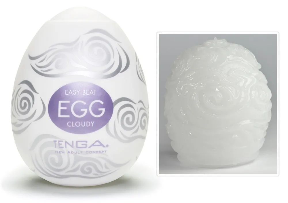 Мастурбатор яйце Tenga Egg Hard Boiled Cloudy (білий)