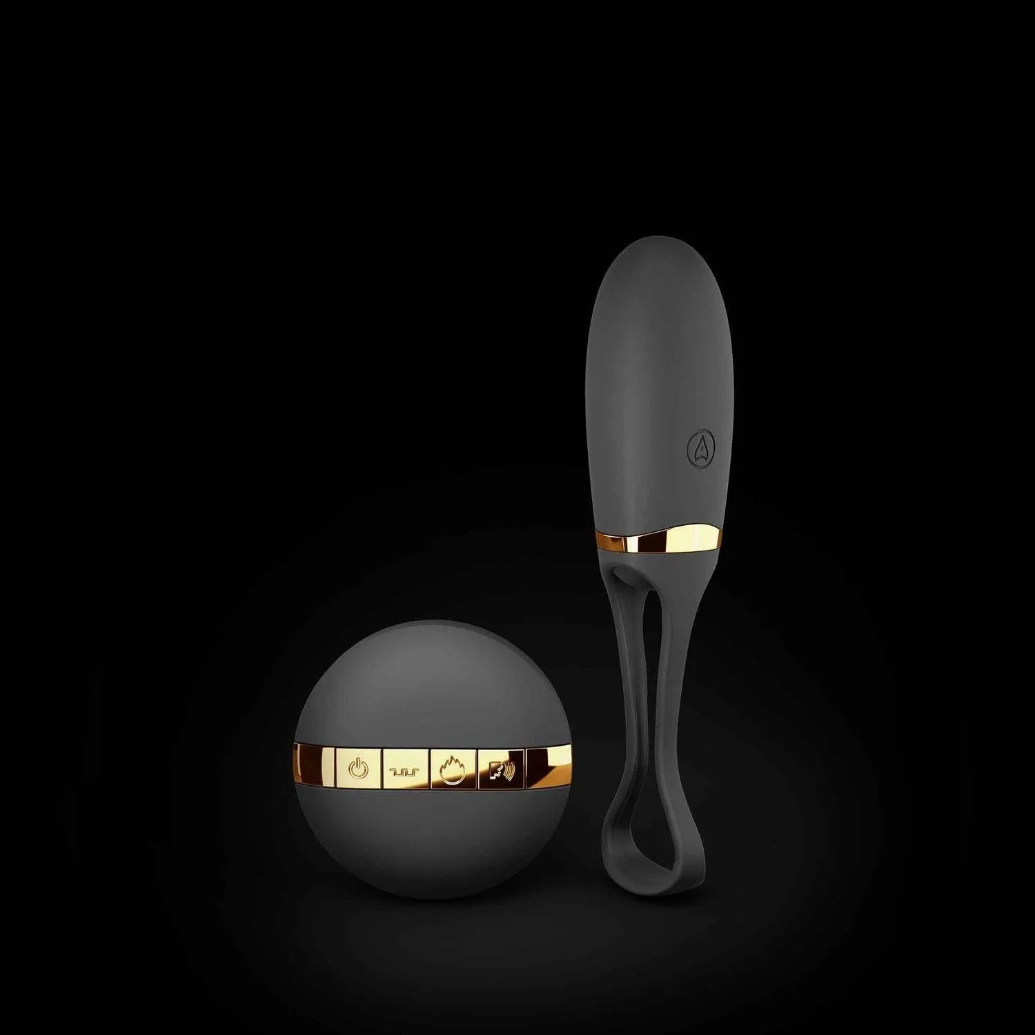Віброяйце Dorcel Secret Delight Gold, 12,5 см (чорний)