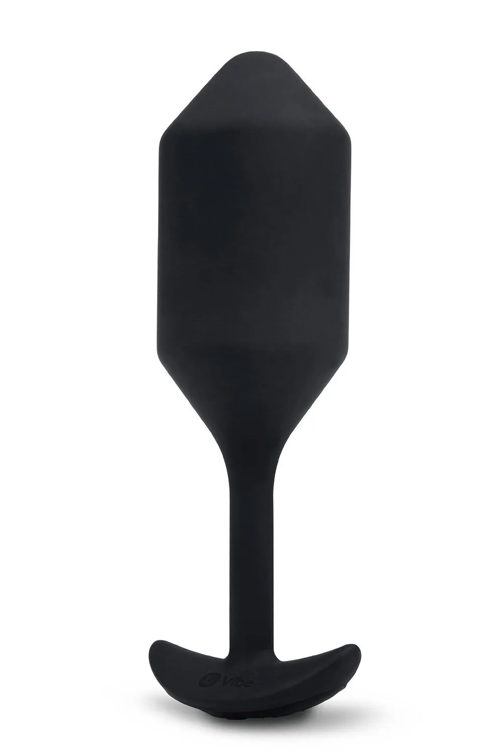 Анальная пробка с вибрацией B-Vibe Vibrating Snug Plug 4, 15 см (черный)