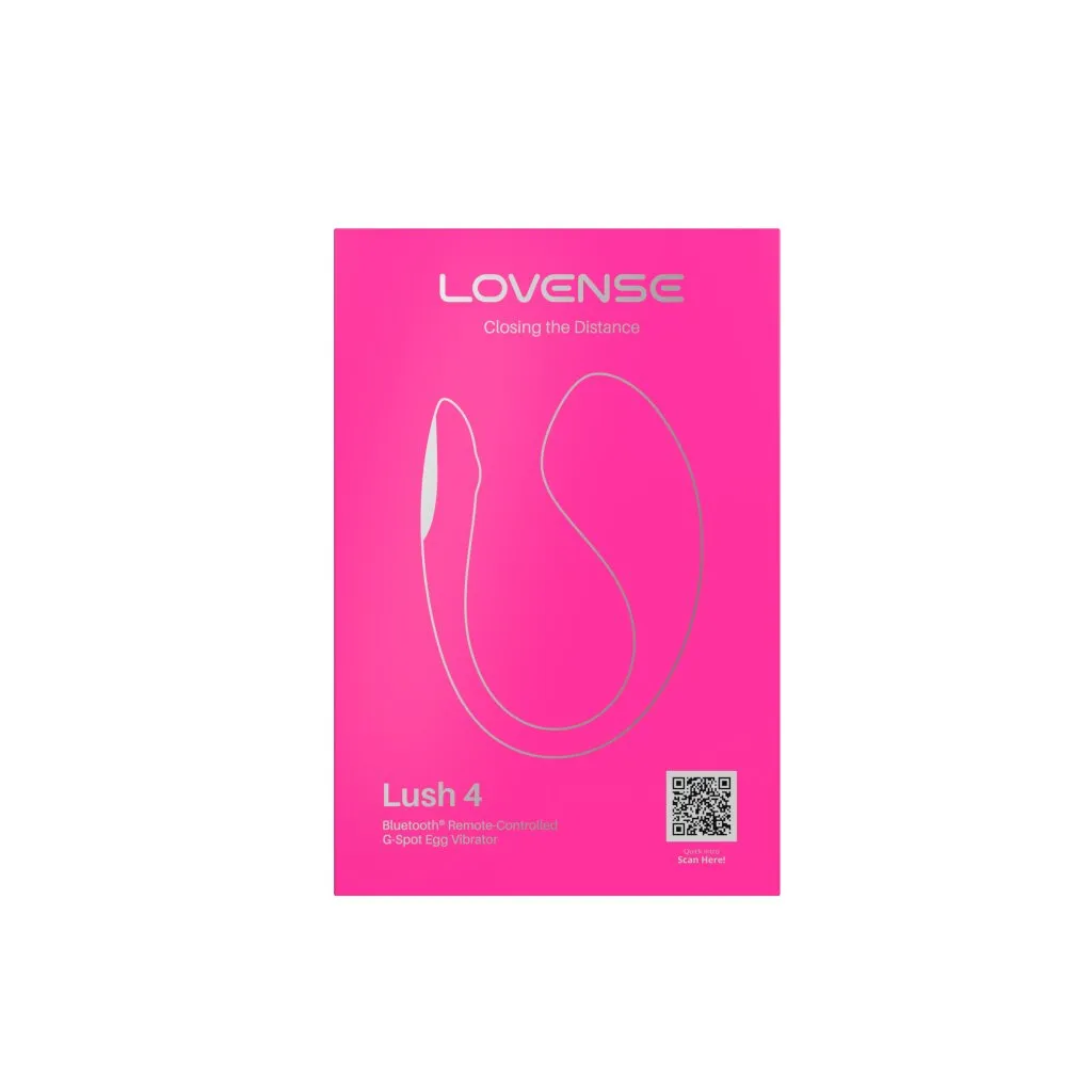 Віброяйце Lovense Lush 4, 17.5 см (рожевий)