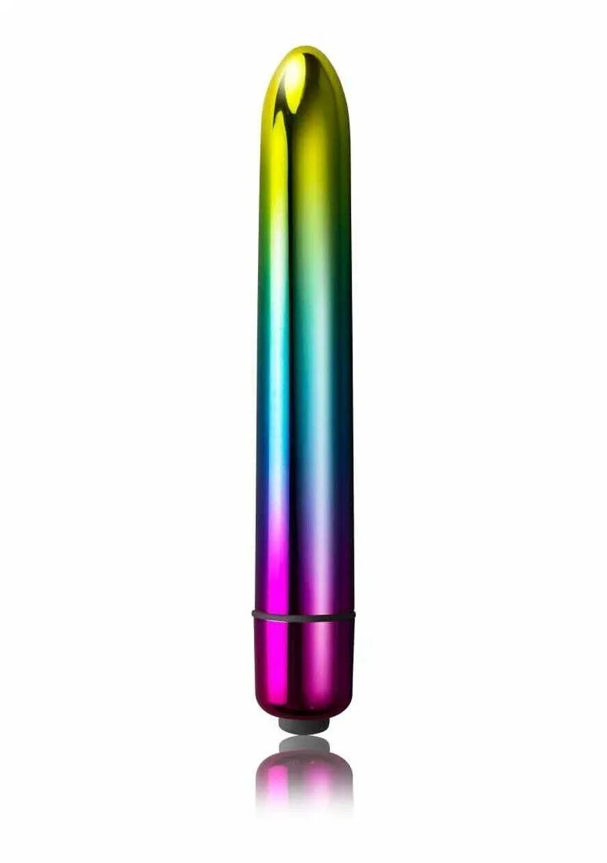Вібратор Rocks Off Prism Rainbow, 14х2 см (райдужний)