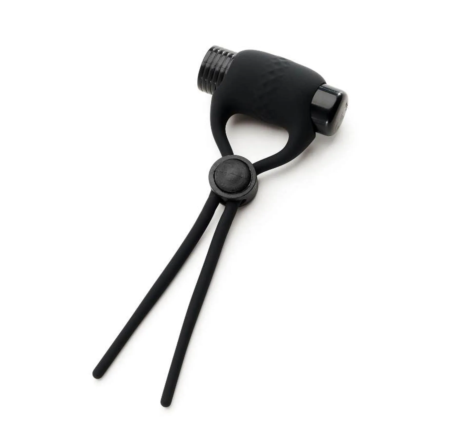 So Divine Adjustable Cock Ring - Pierścień erekcyjny, Czarny