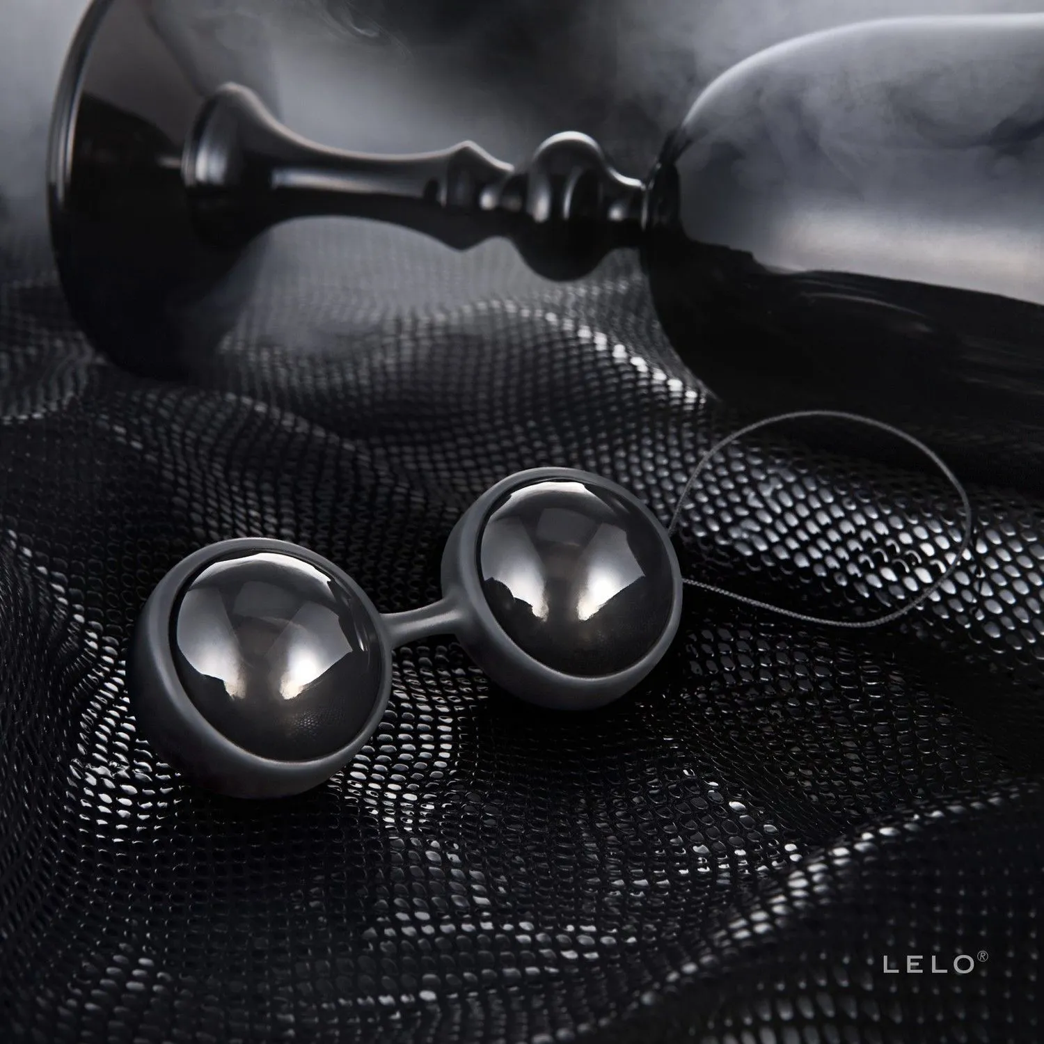 Вагинальные шарики Lelo Luna Beads Noir, 2,9 см (черный)