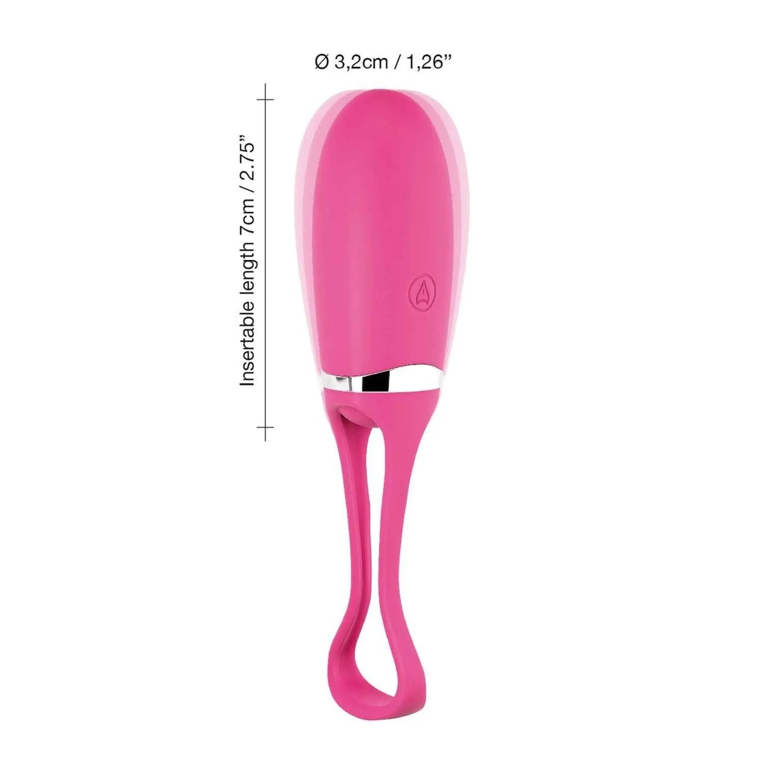 Віброяйце Dorcel Secret Delight Magenta, 12,5 см (рожевий)