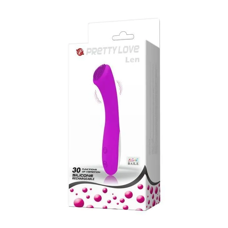 Вібратор Pretty Love Len, 16 см (рожевий)