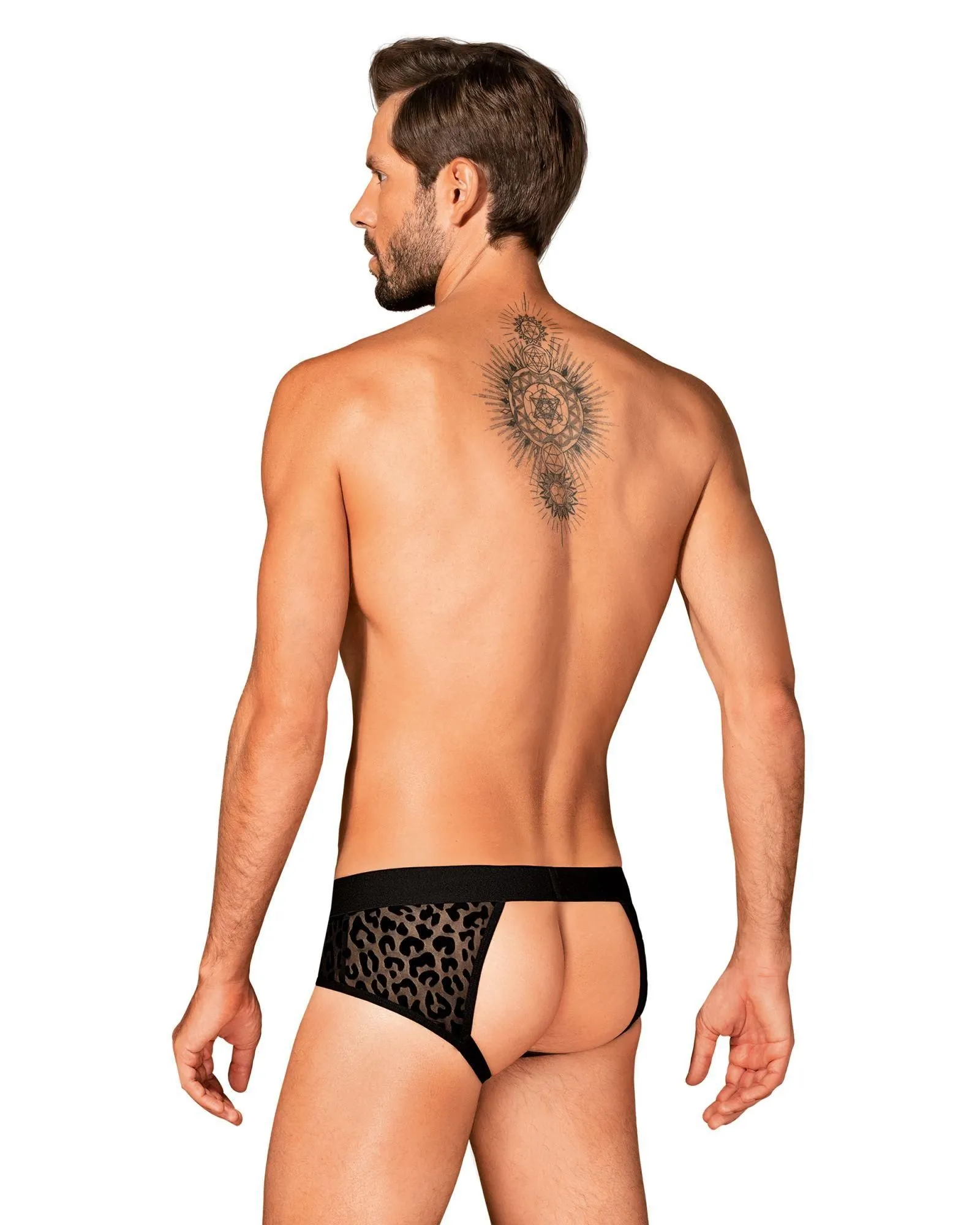 Мужские трусы Obsessive Azmeron Jockstrap, S/M (черный)