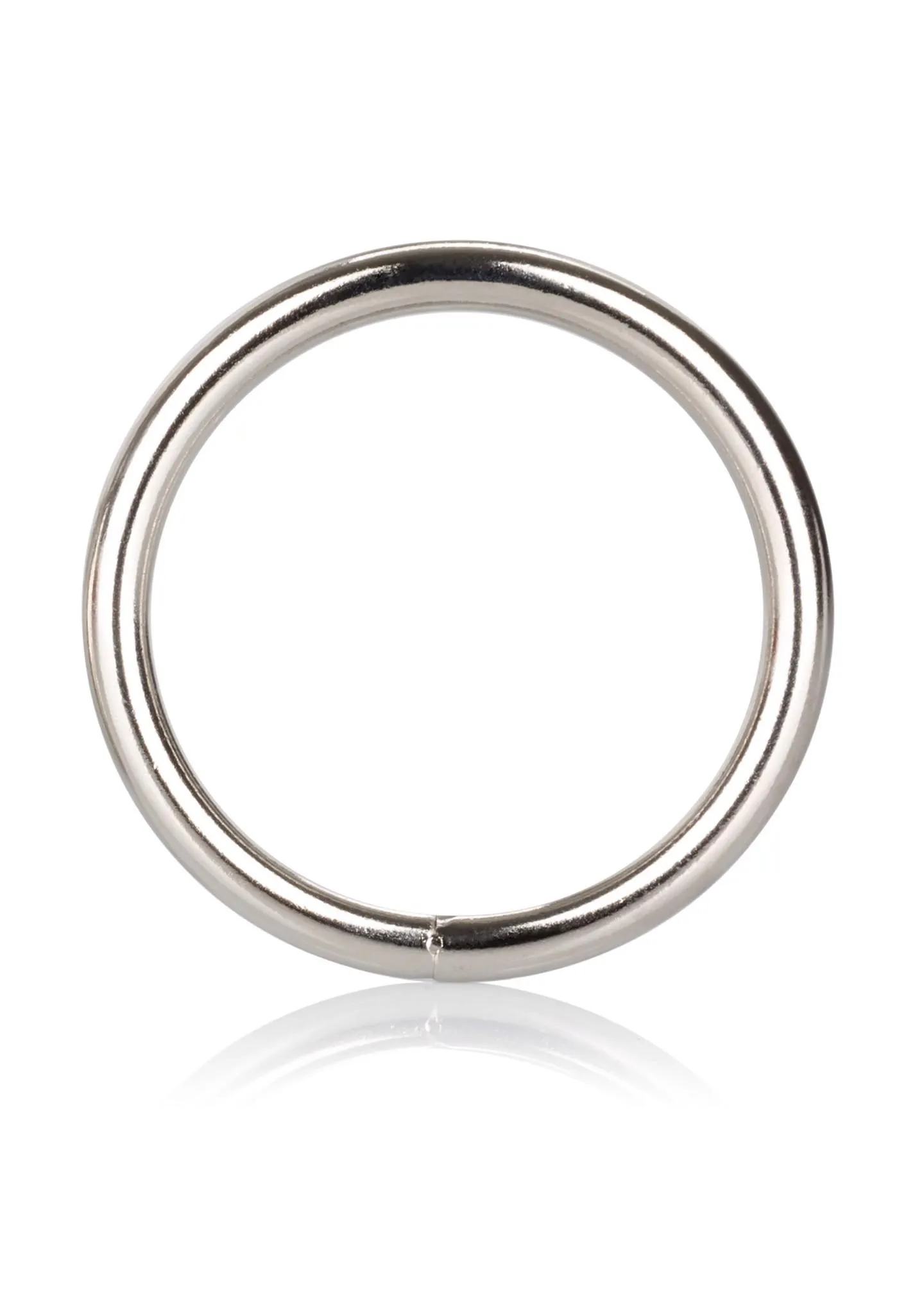 Эрекционное кольцо CalExotics Silver Ring Large, 5 см (серебристый)