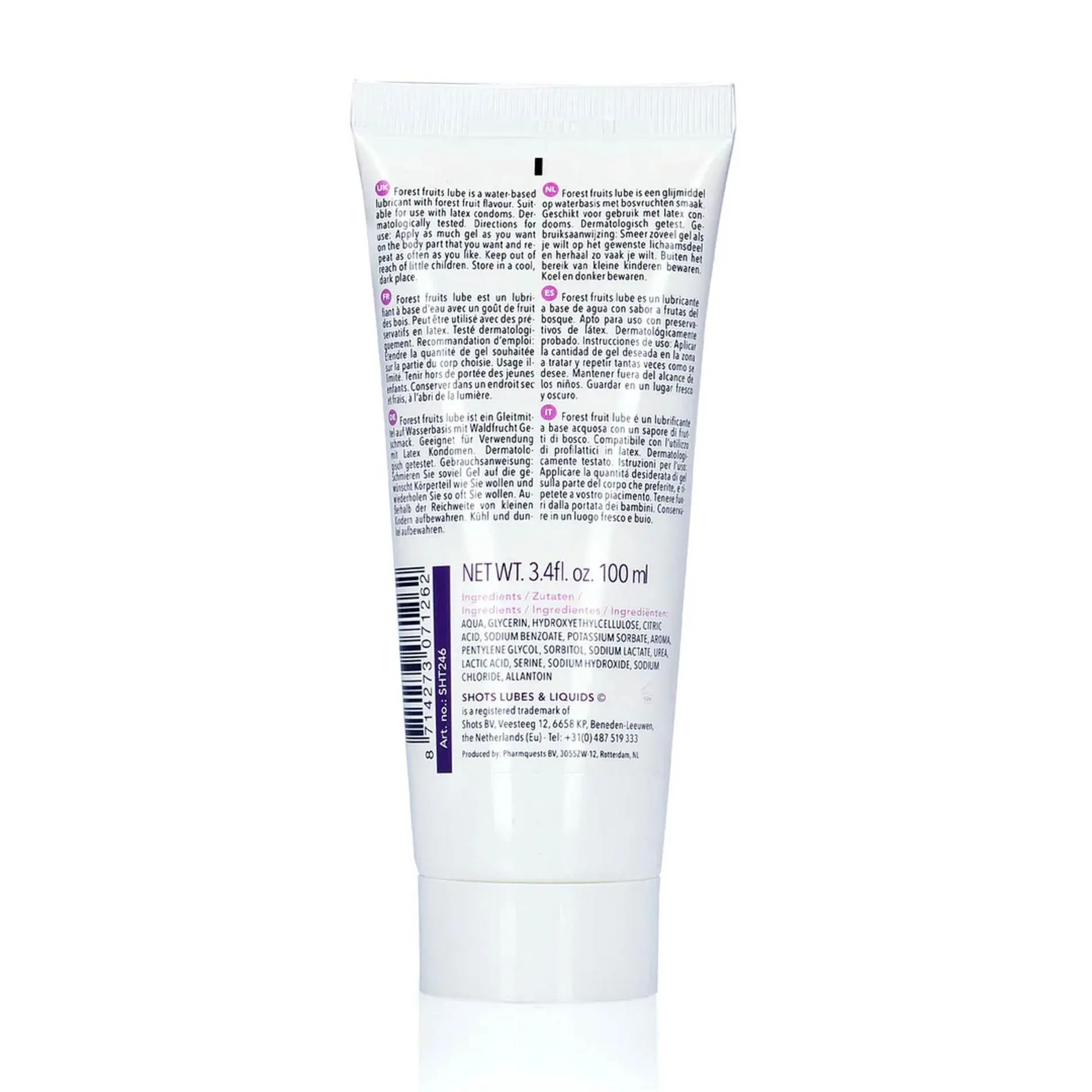 Лубрикант Shots Lubes Liquids Forest Fruit Lube, 100 мл