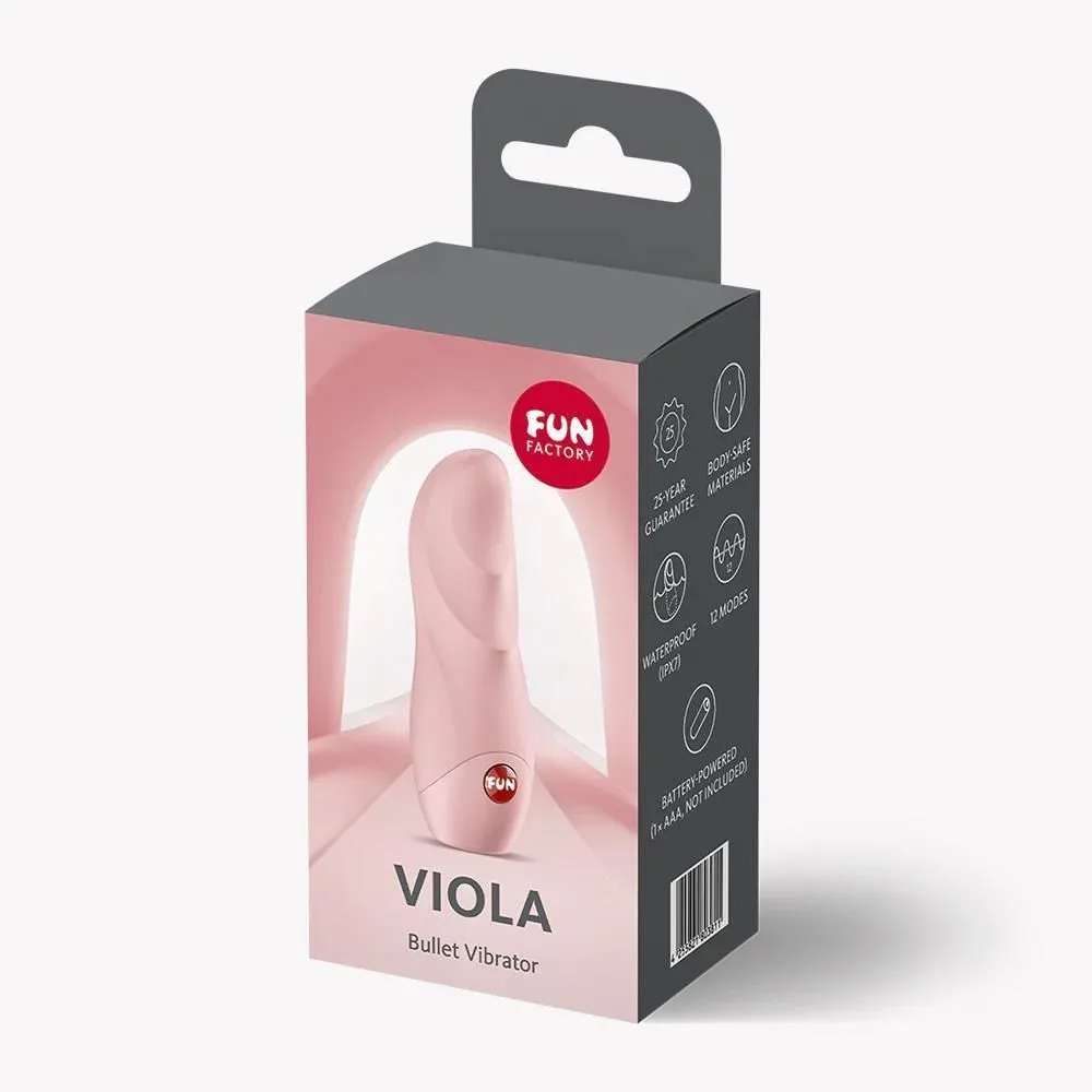 Мини-вибратор Fun Factory Viola, 9.8 см (розовый)