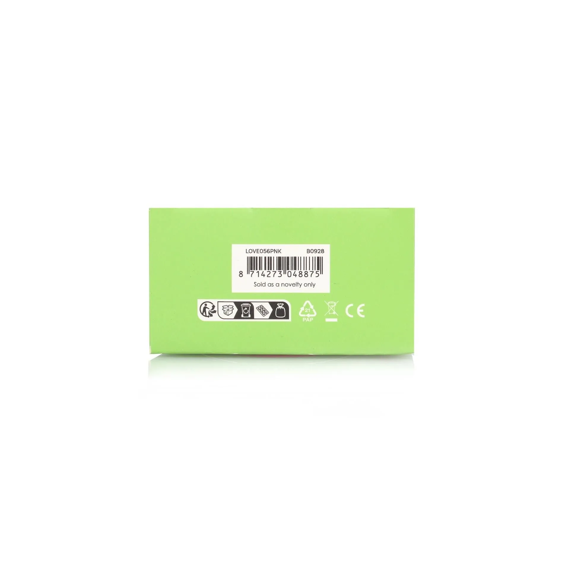Вибратор-кролик Loveline Tongue Flickering and Heating, 21,5 см (розовый)