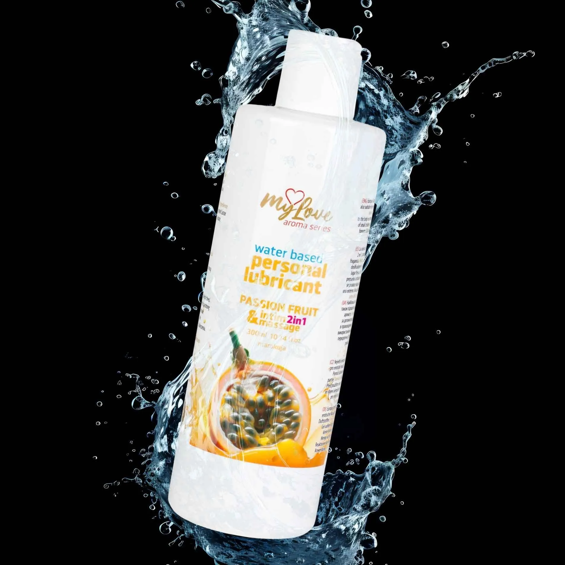 MyLove Aroma Series Intim&Massage 2in1 Passion Fruit - Lubrykant, Marakuja, 300 ml
