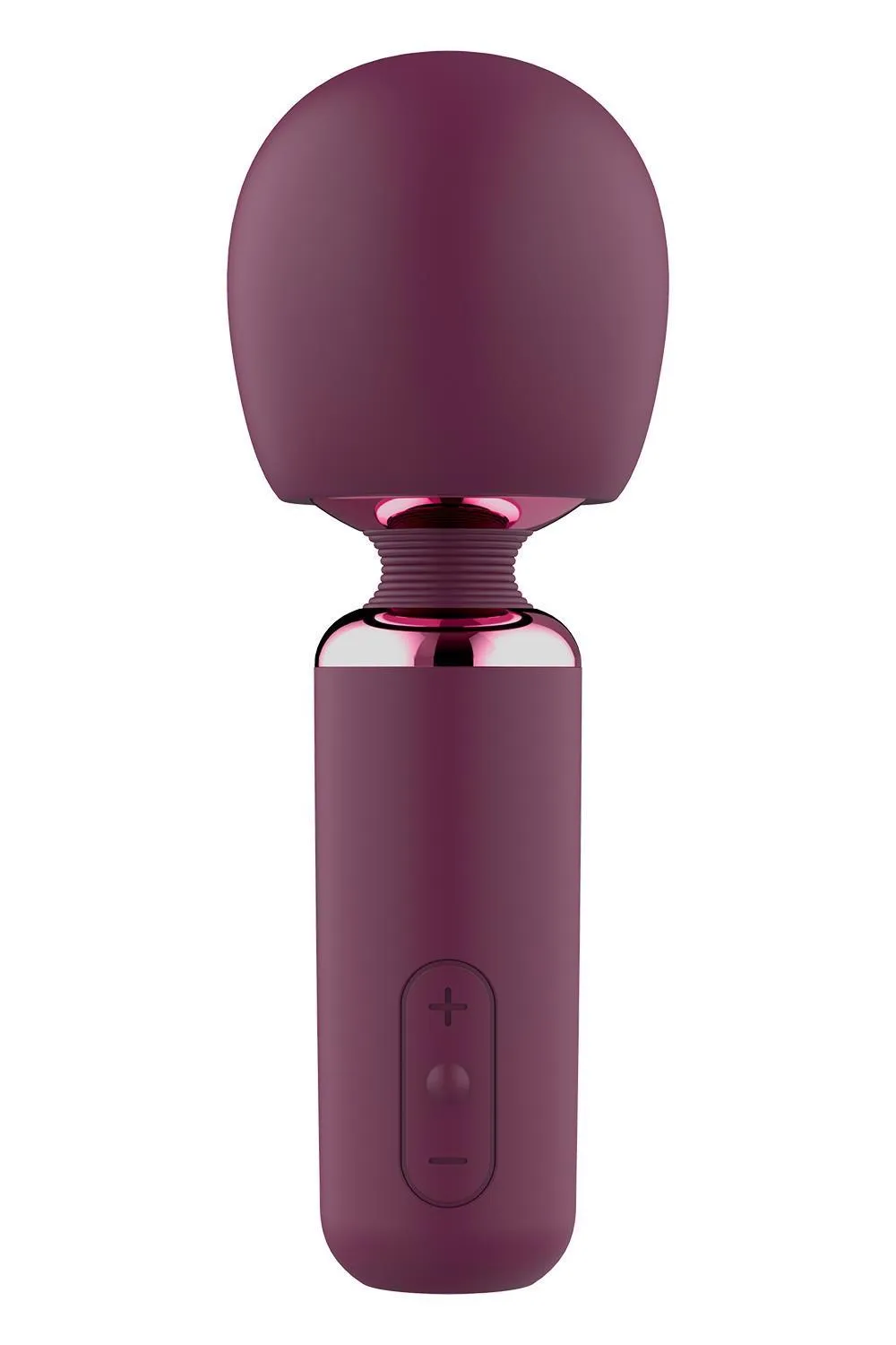 Вибромассажер Glam Bold Travel Wand, 18 см (бордовый)
