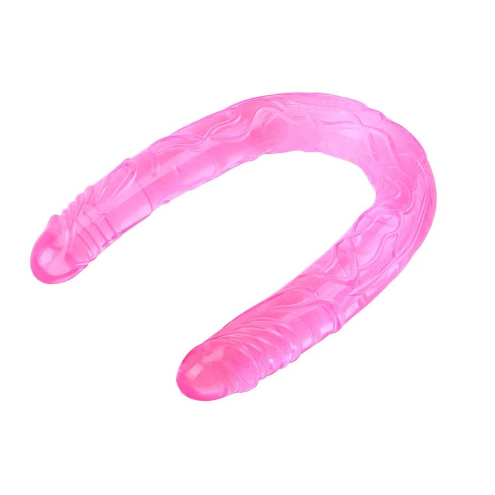 Фаллоимитатор HI-Basic Jelly Flexible Double Dong, 51 см (розовый)