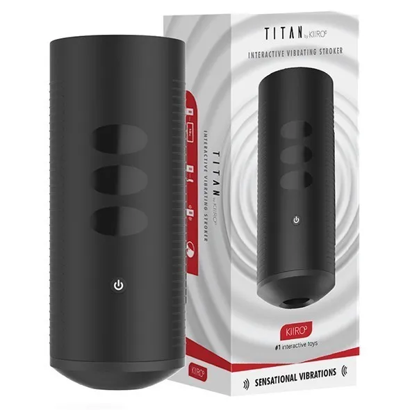 Kiiroo Titan - Masturbator, Czarny, 22, 1 cm