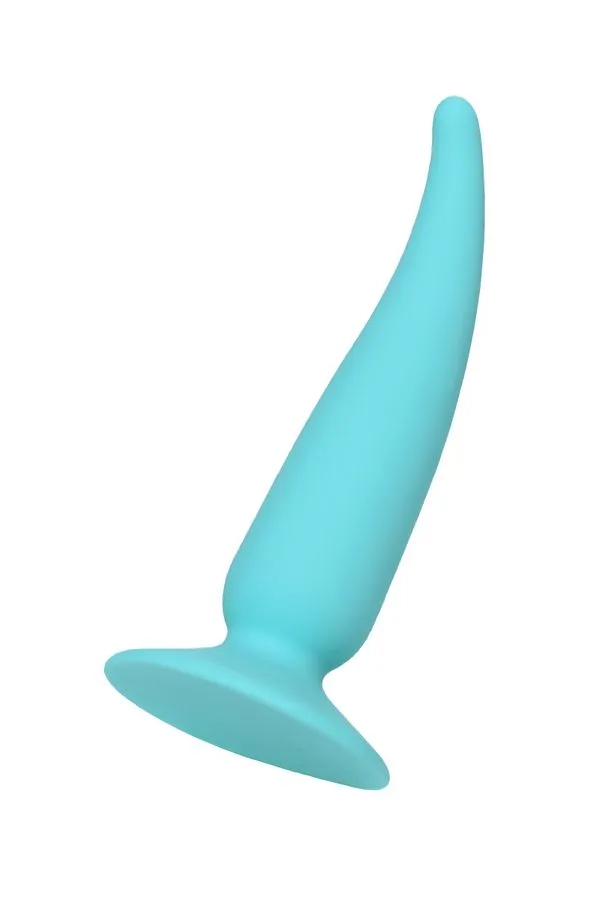 Анальная пробка ToDo  Anal Plug Cappy, 12.5 см (бирюзовый)