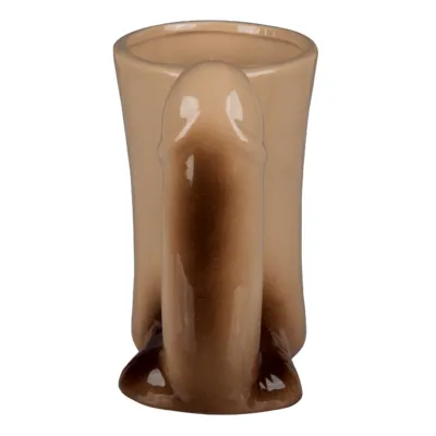 Grajmy razem Penisek - Kubek ceramiczny, Brązowy, 300 ml