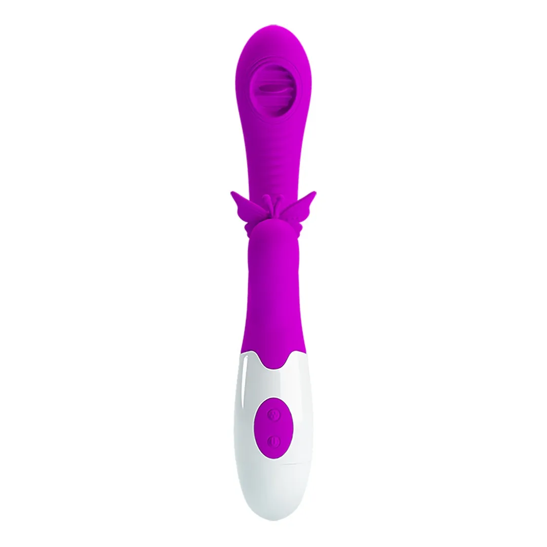 Pretty Love Moth - Wibrator królik, Fioletowy, 20, 7 cm