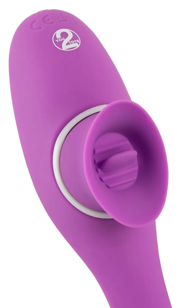Вибратор You2Toys 2 Function Bendable Vibe, 22.3 см (фиолетовый)