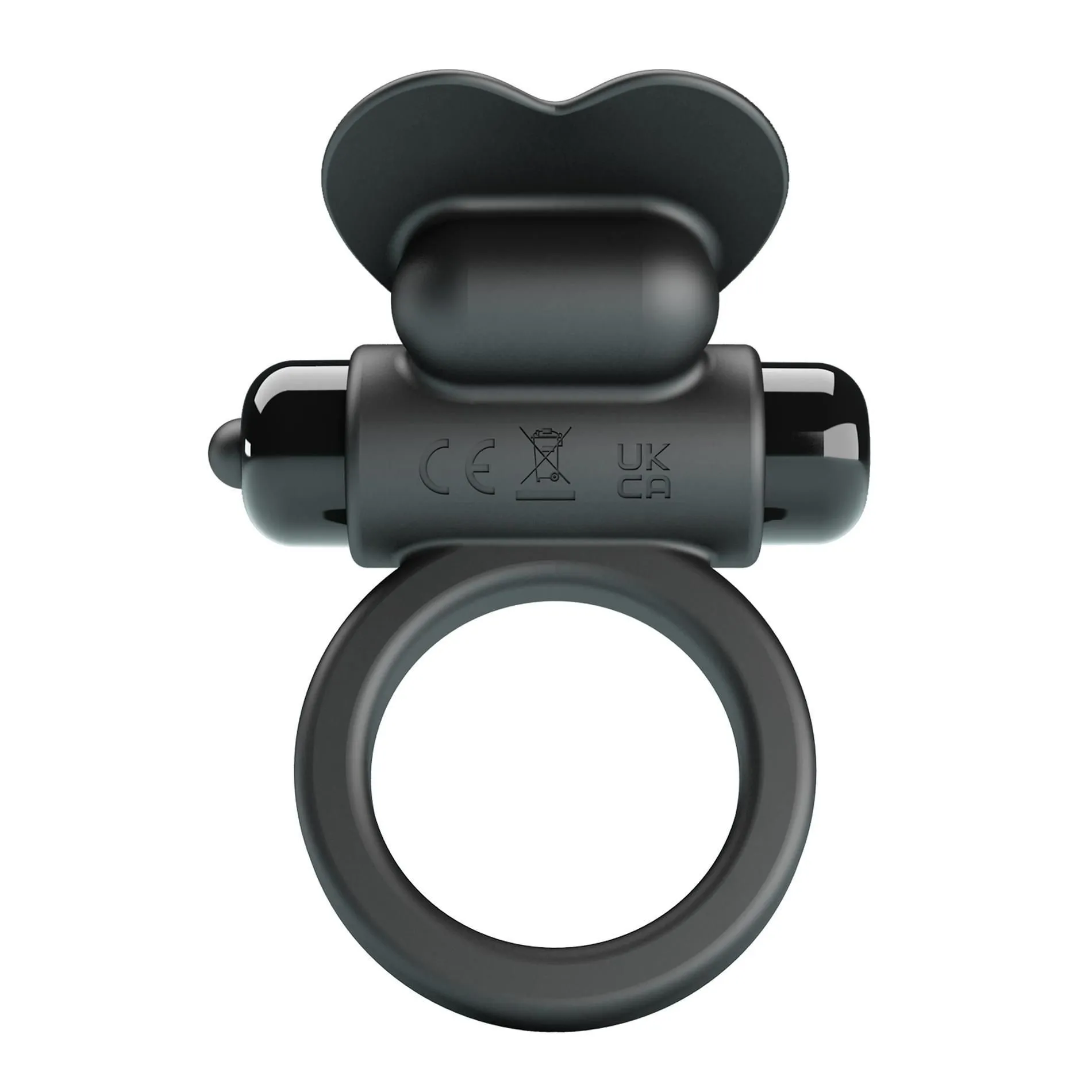 Віброкільце Pretty Love Vibrant Penis Ring Debonaire, 8,5 см (чорний)