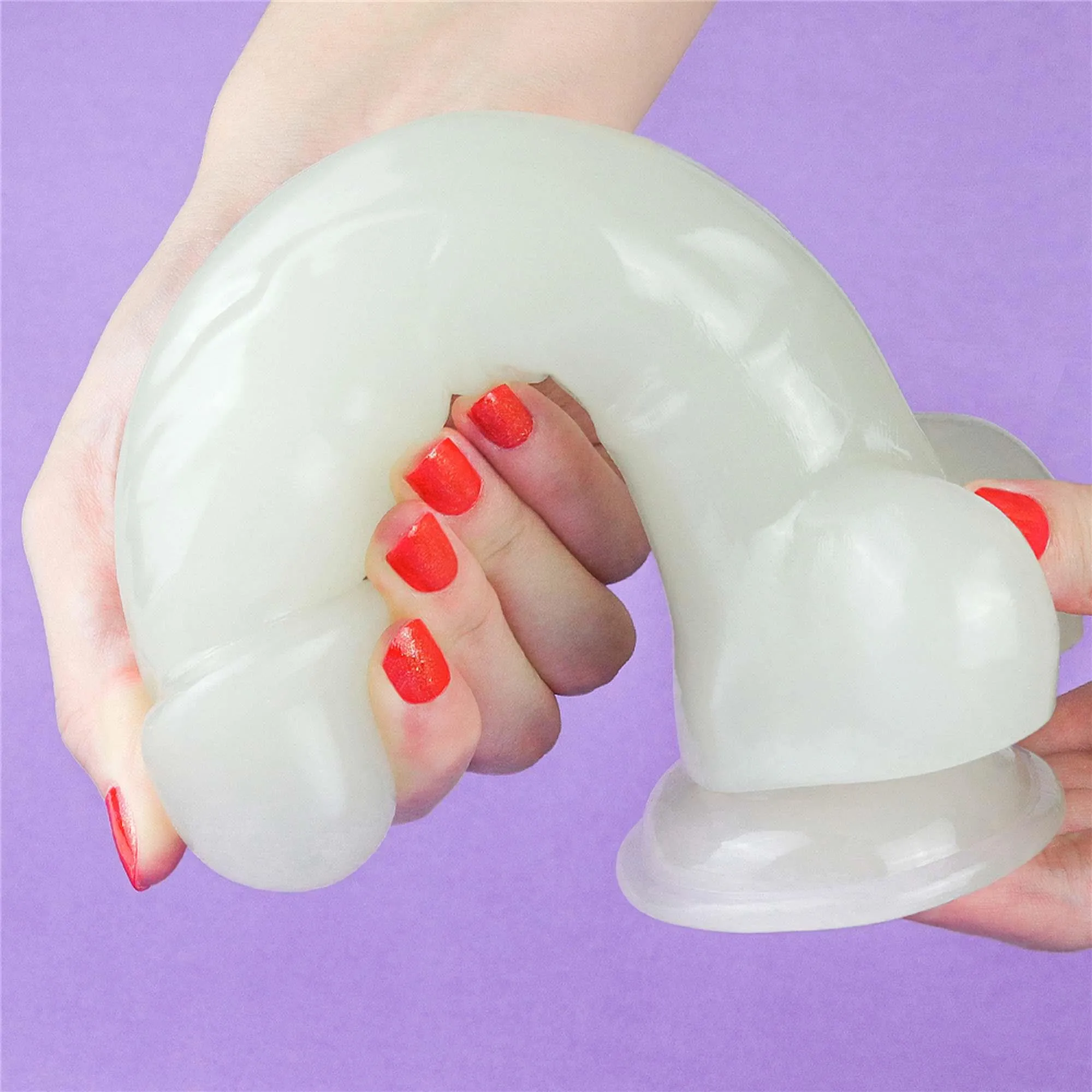 Lovetoy Lumino Play - Dildo, Niebieski, 21, 5 cm