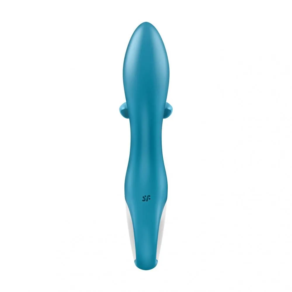 Satisfyer Embrace Me - Wibrator królik, Turkus, 20, 5 cm